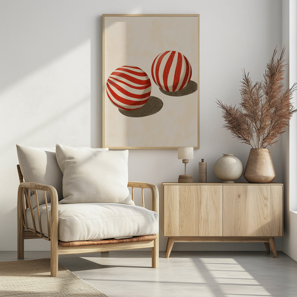 Candy Swirl Spheres | Poster