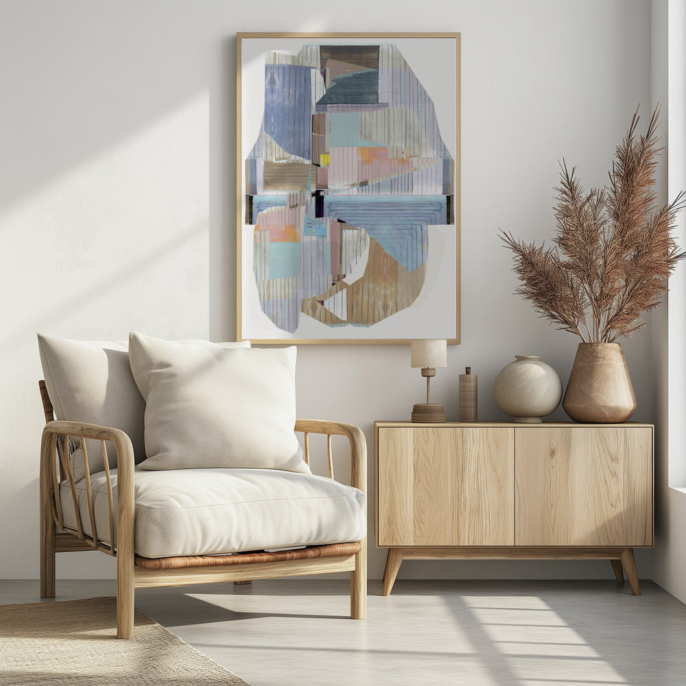 Multi Stripes Collage No 1 | Poster