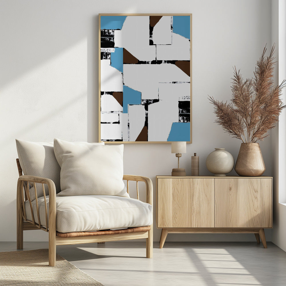 Abstract Neutral Geometry No1 | Poster