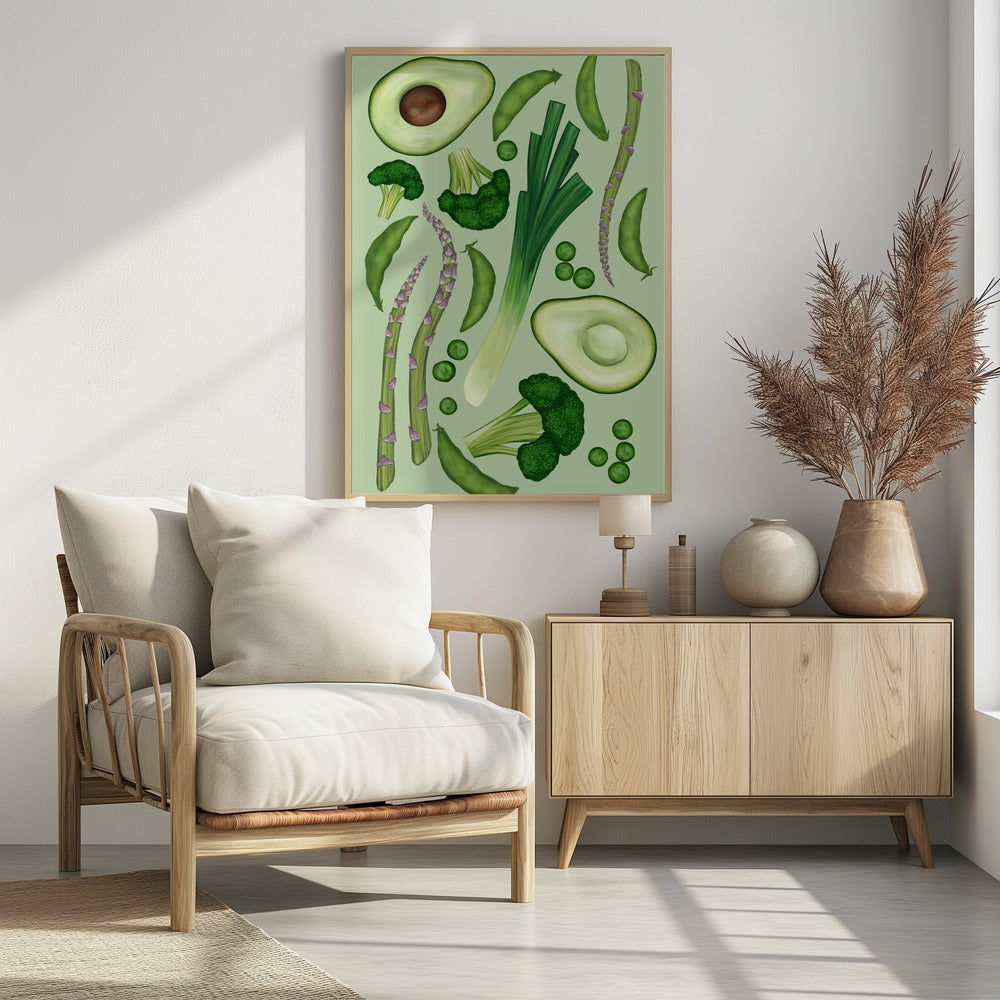 Green vegetables | Poster