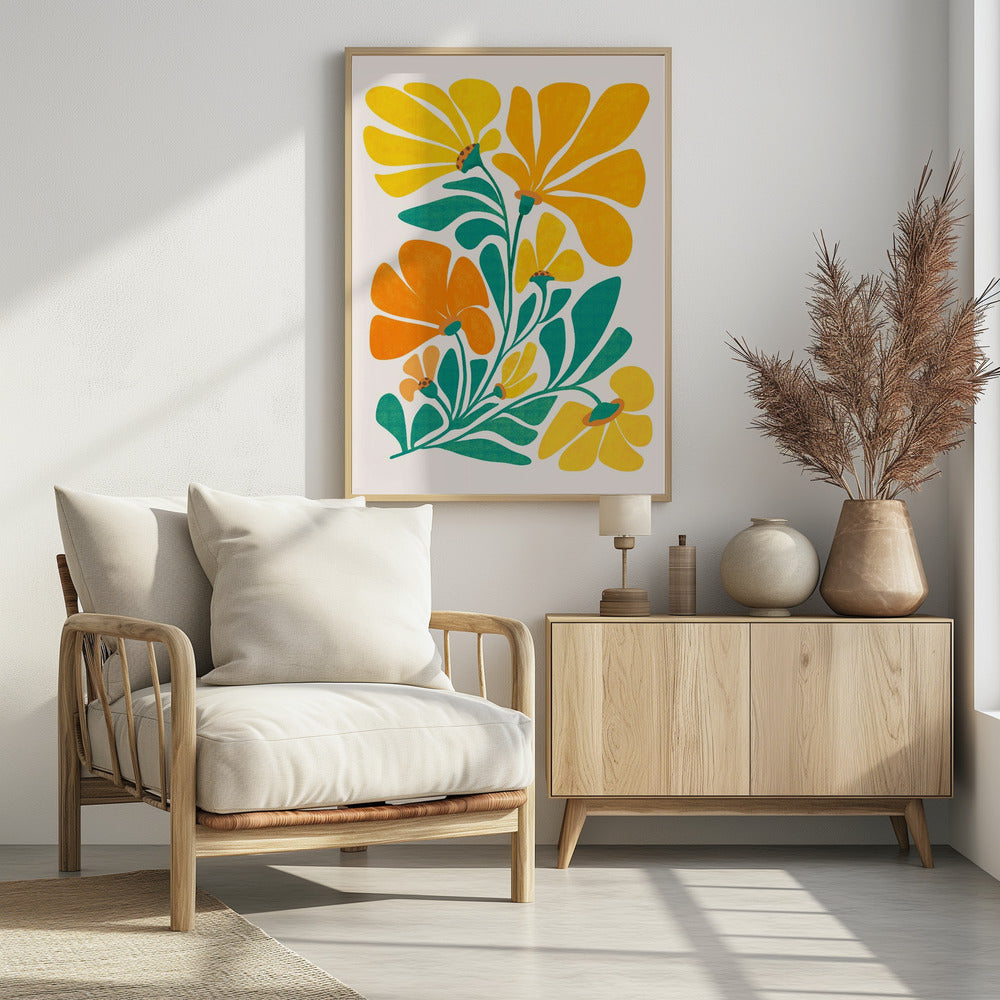 Royal Sunflowers | Poster