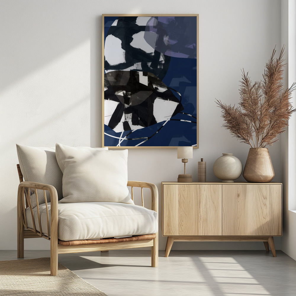 Dark Blue Beauty No1 | Poster