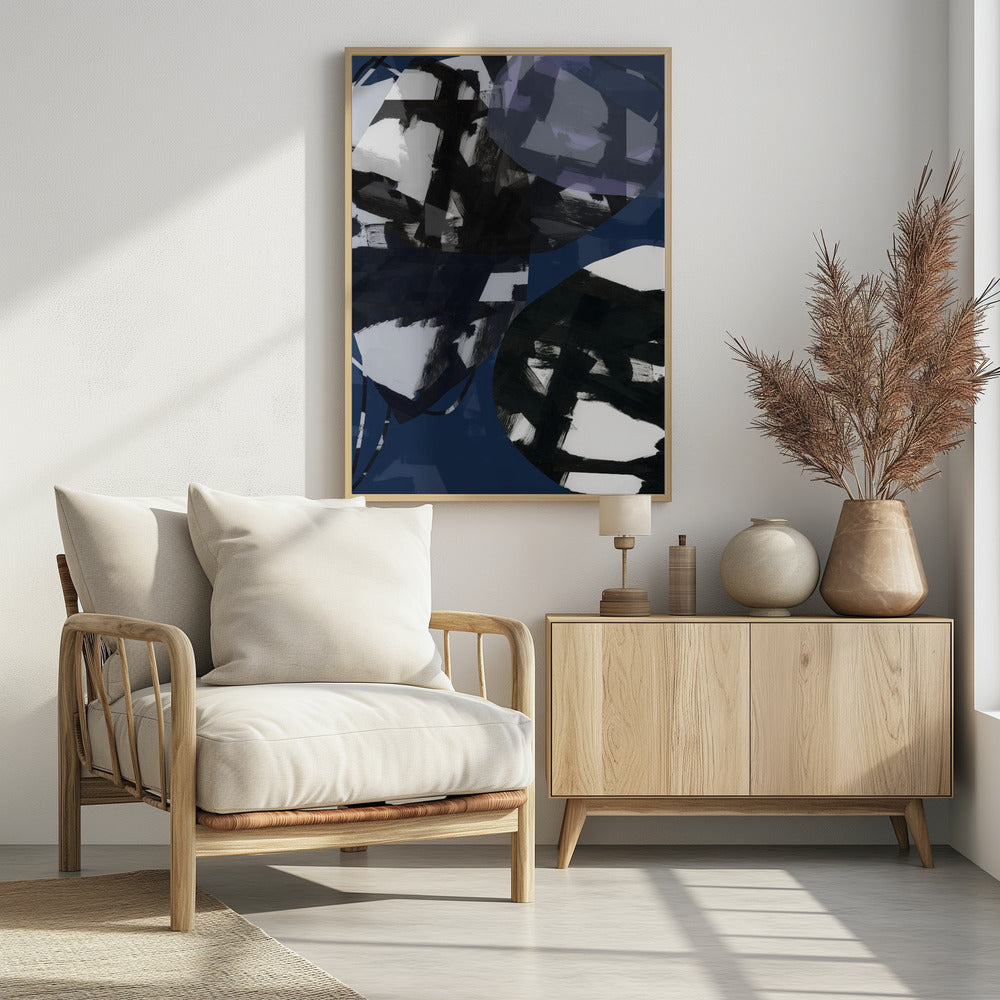Dark Blue Beauty No3 | Poster
