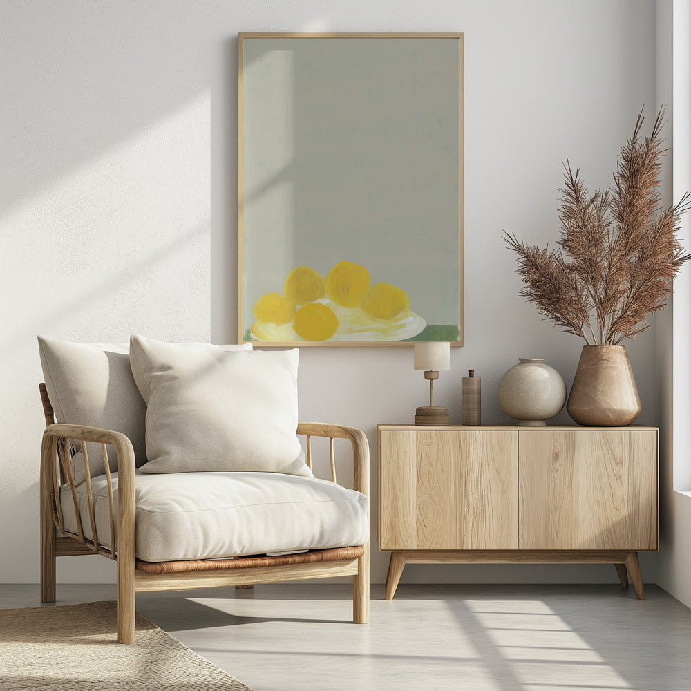 Limoni sul piatto No 2 | Poster