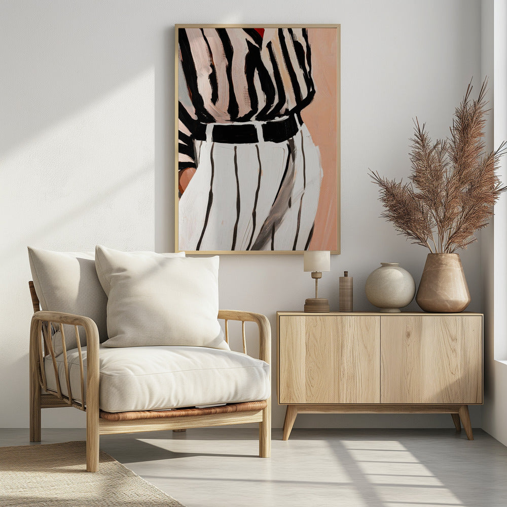Stripe Elegance | Poster