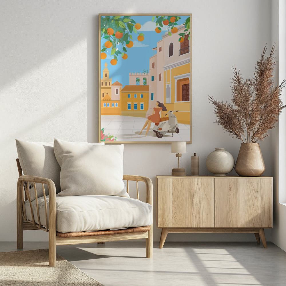Seville Oranges, Spain | Poster