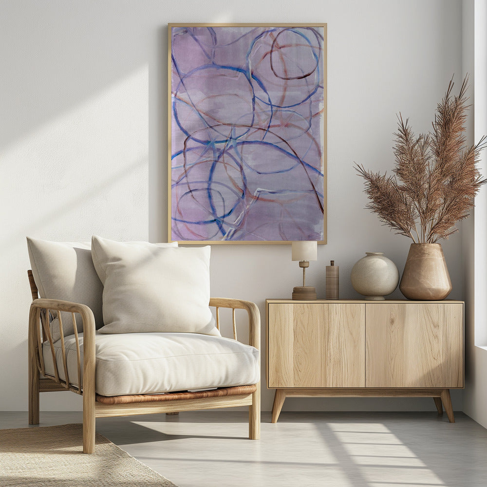 Muted Abstract Lines 4 | Poster