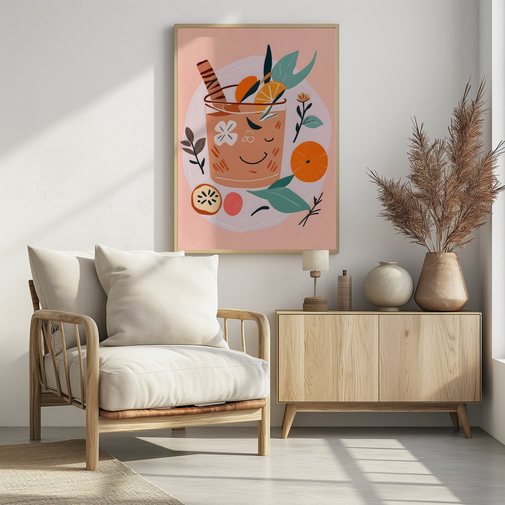 Cinnamon & Orange Cocktail | Poster