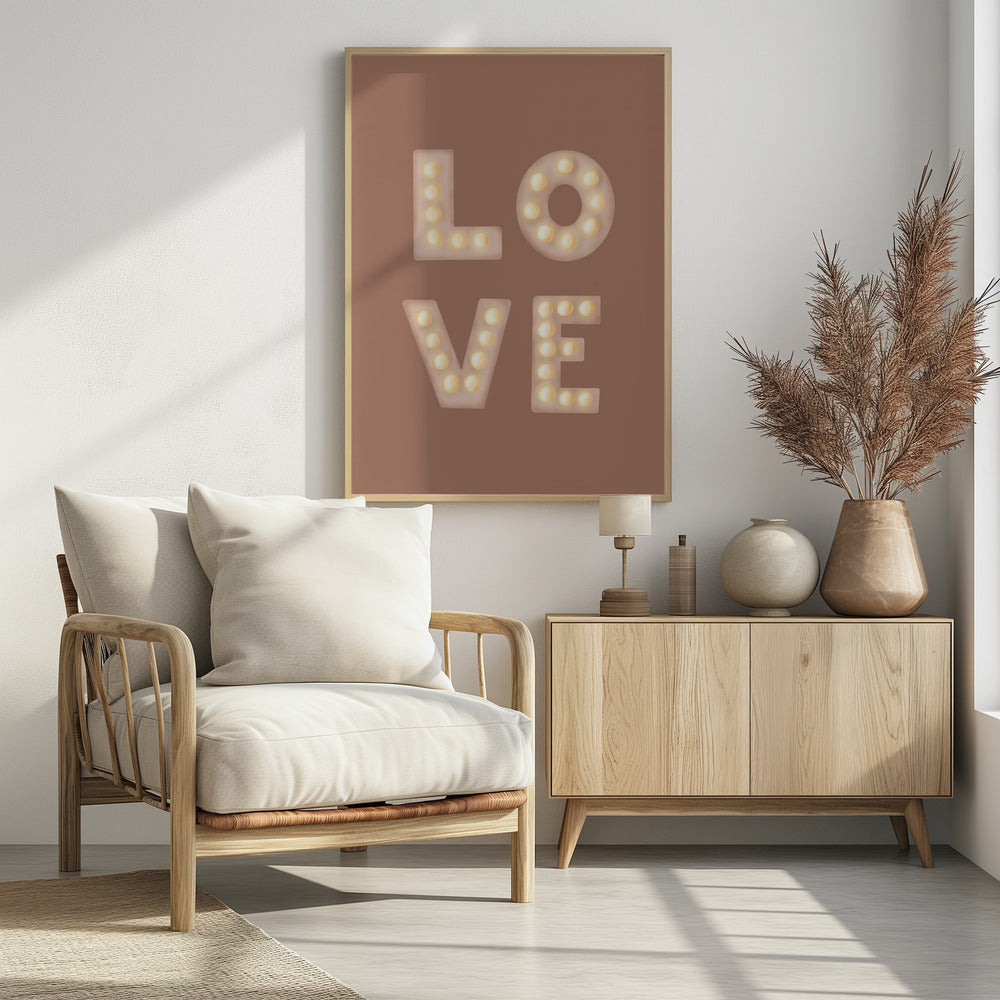 Love Lightletters Mochamousse | Poster