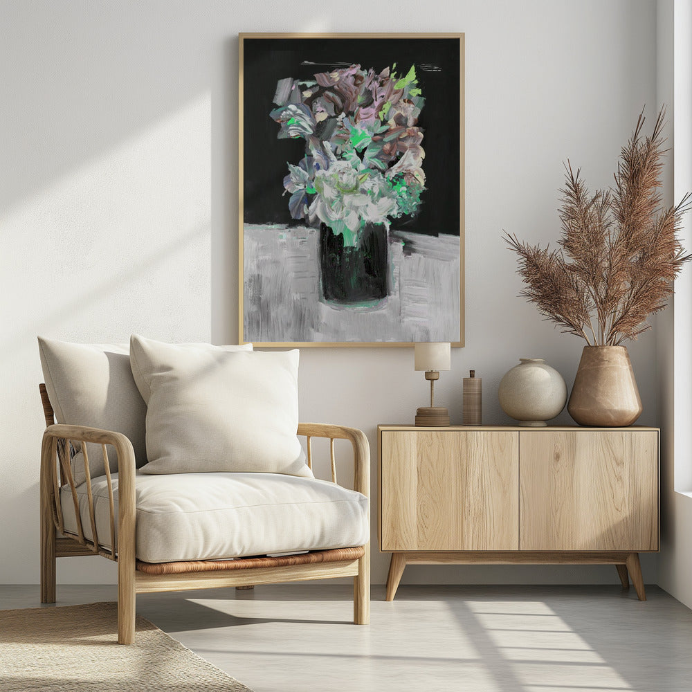 Colorful Flower with Vase | Poster