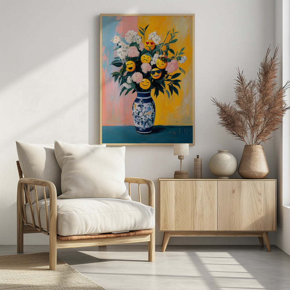 Floral Emojis | Poster