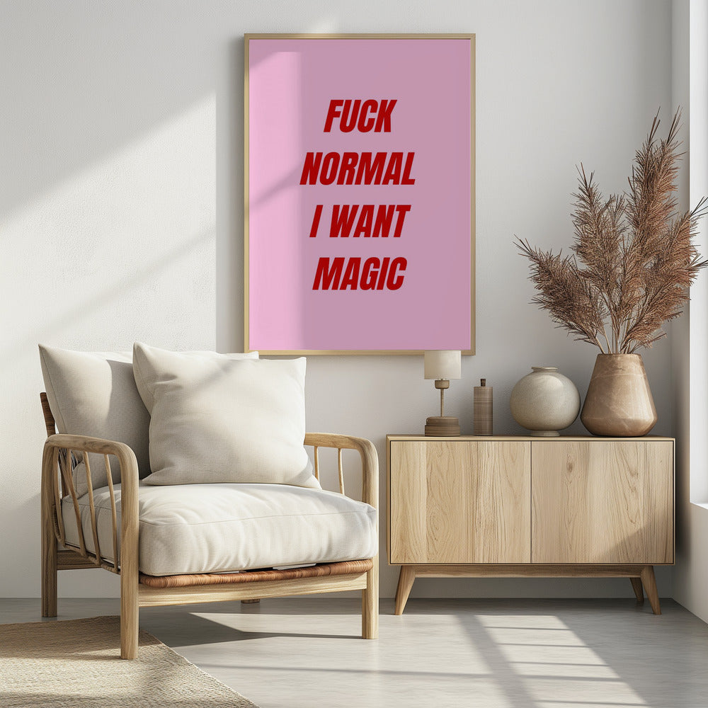 Bold Red Typography | Poster