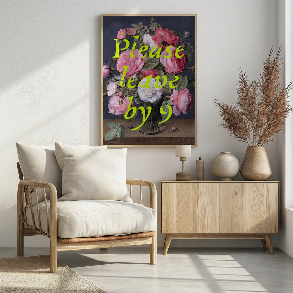 Floral Exit Request | Poster