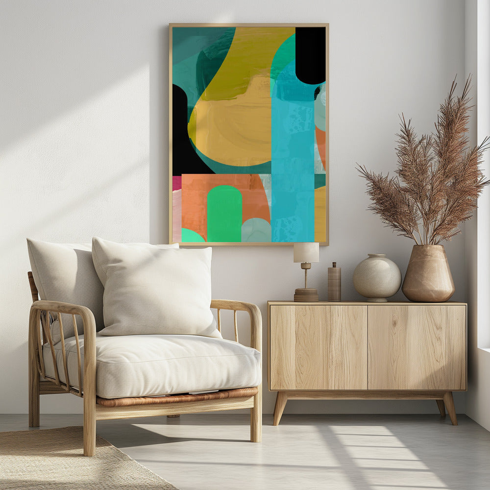 Retro Pattern Play | Poster
