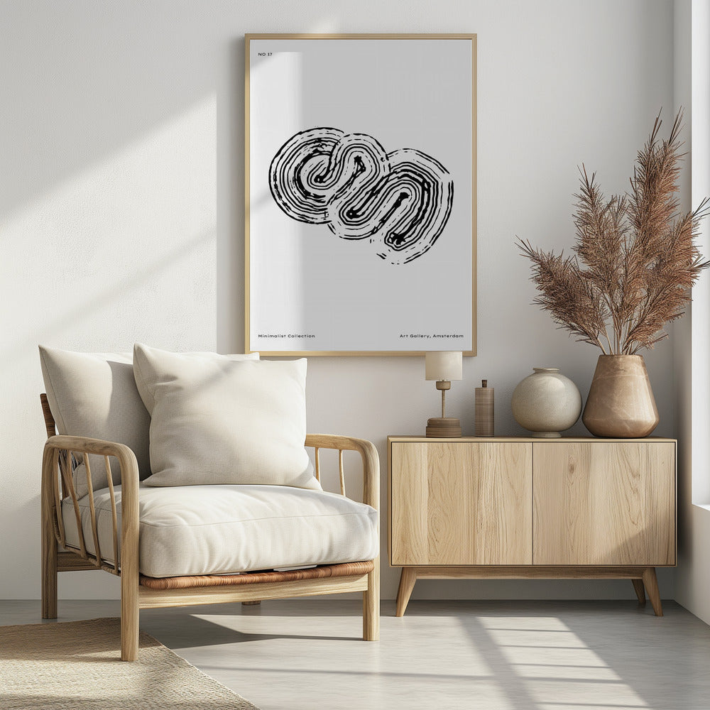 Monochrome Maze 17 | Poster
