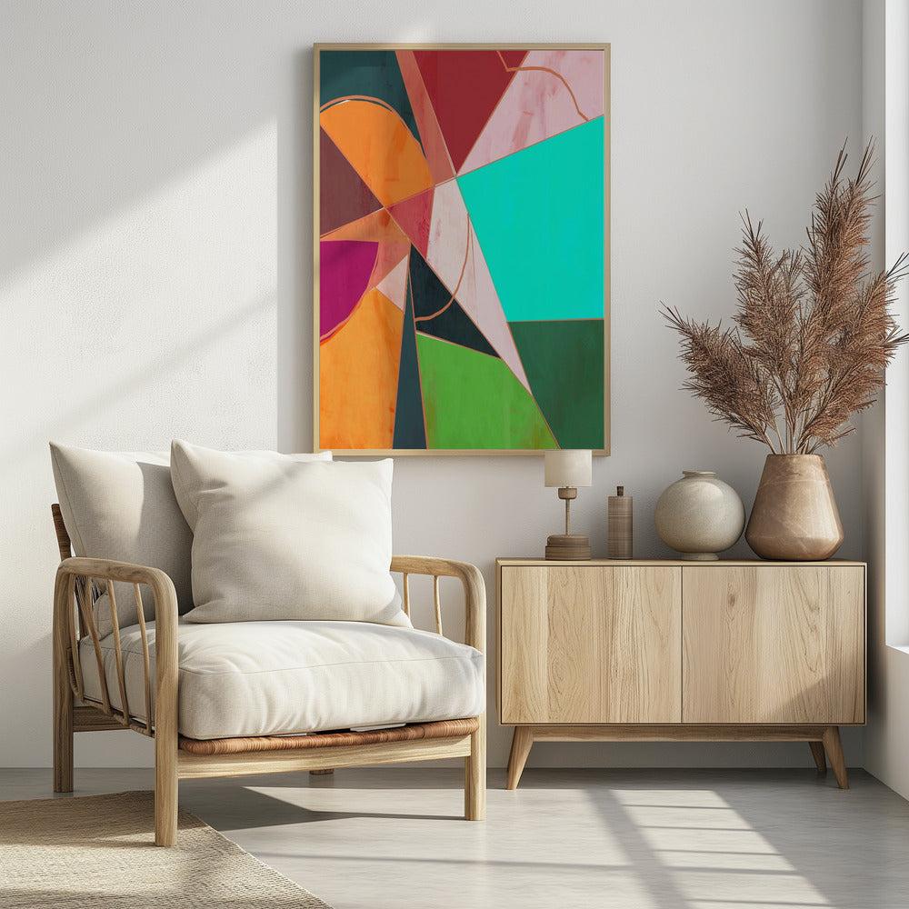 Colorful Geometry Abstract | Poster