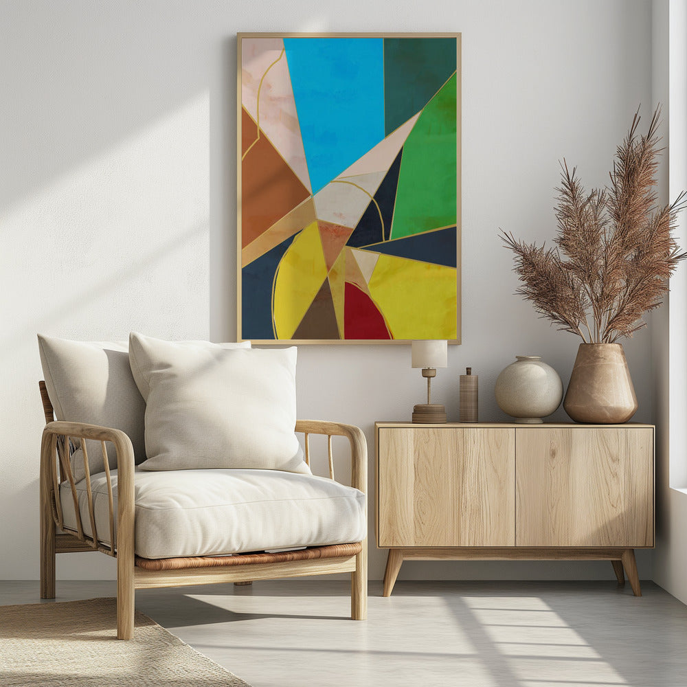Colorful Geometric Shapes | Poster