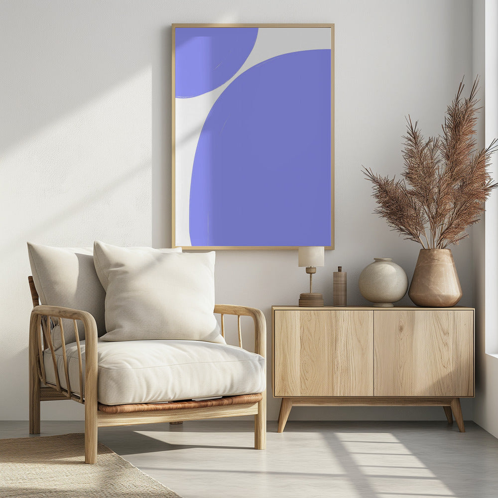Soft Purple Curves | Poster