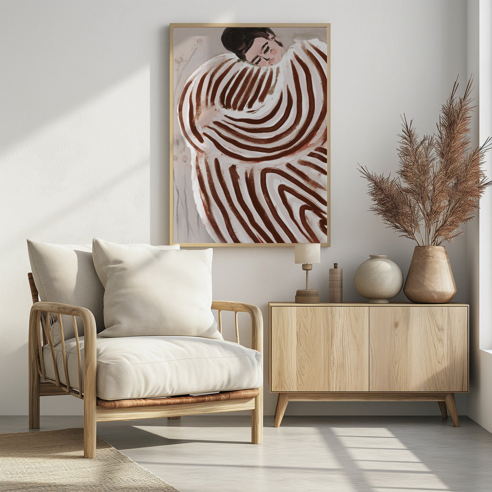 Striped Embrace | Poster