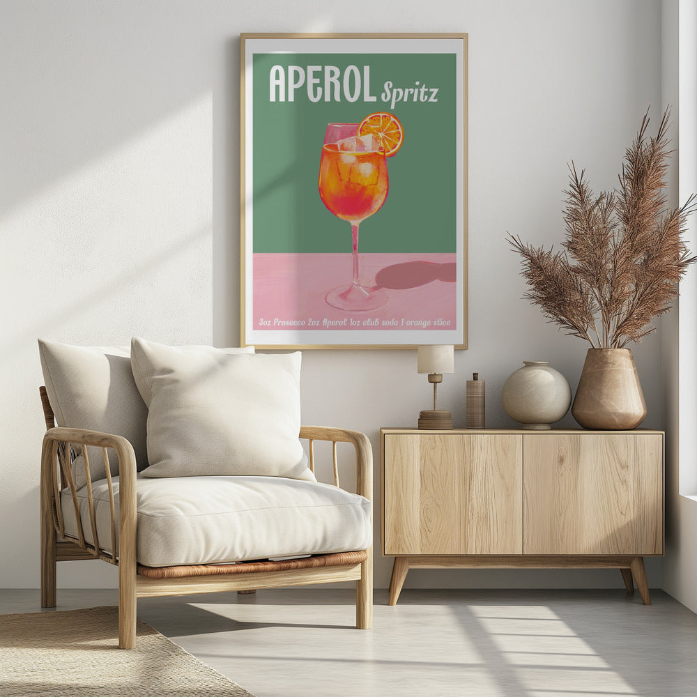 Aperol Spritz Cocktail | Poster