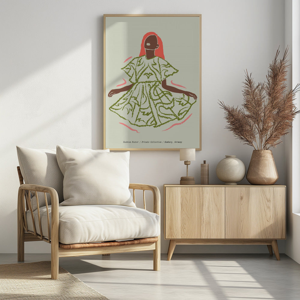 Elegance in Green | Poster