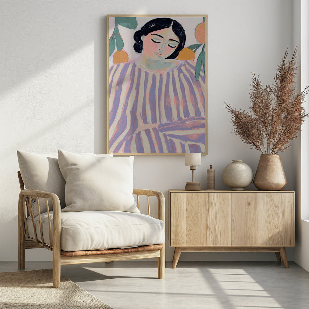 Sleeping in Stripes | Poster