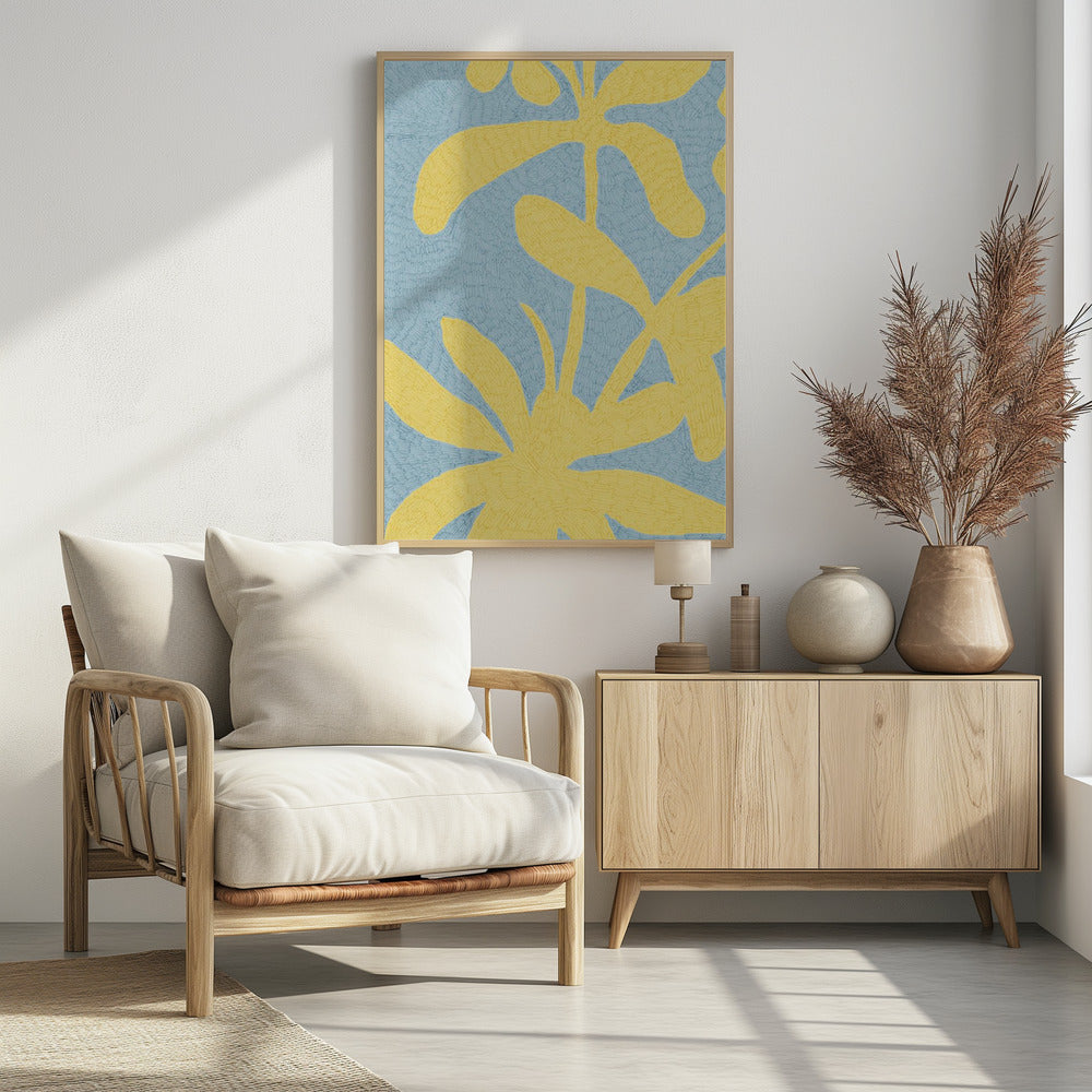 Golden Petals Bloom | Poster