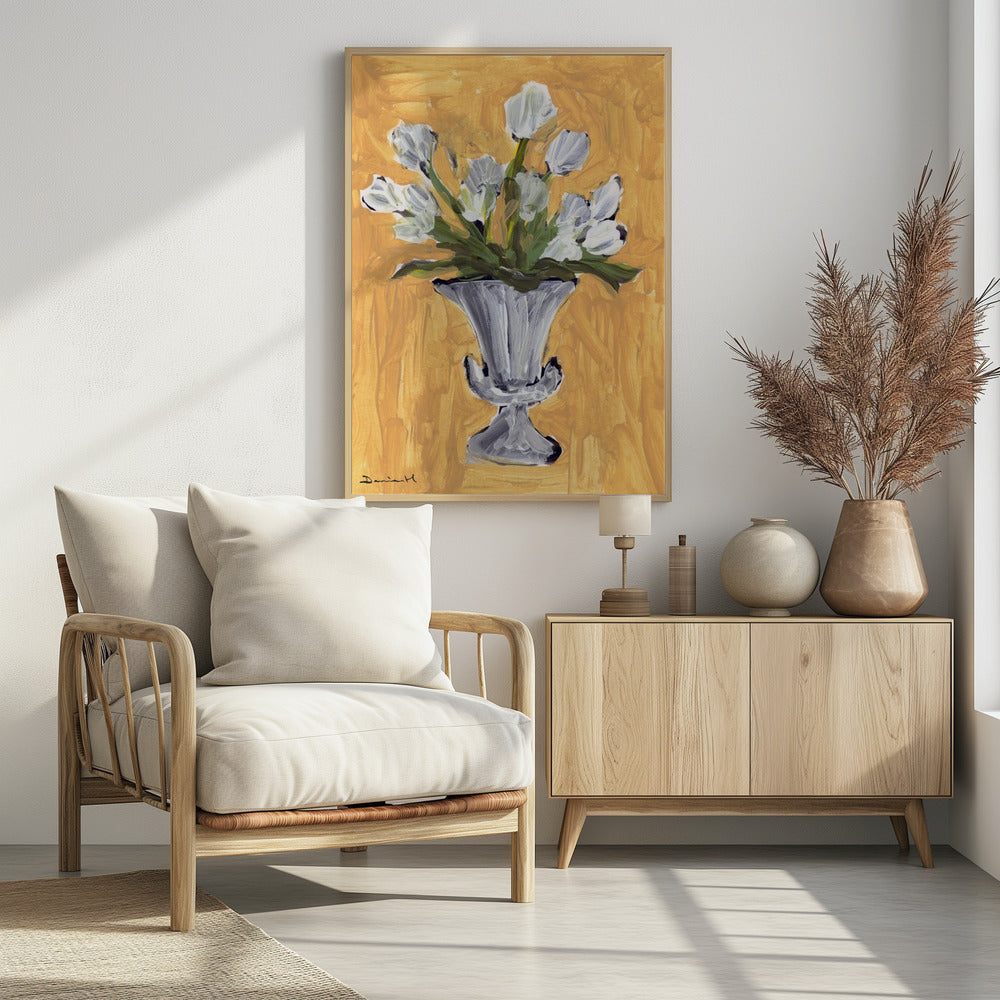 White Tulips | Poster