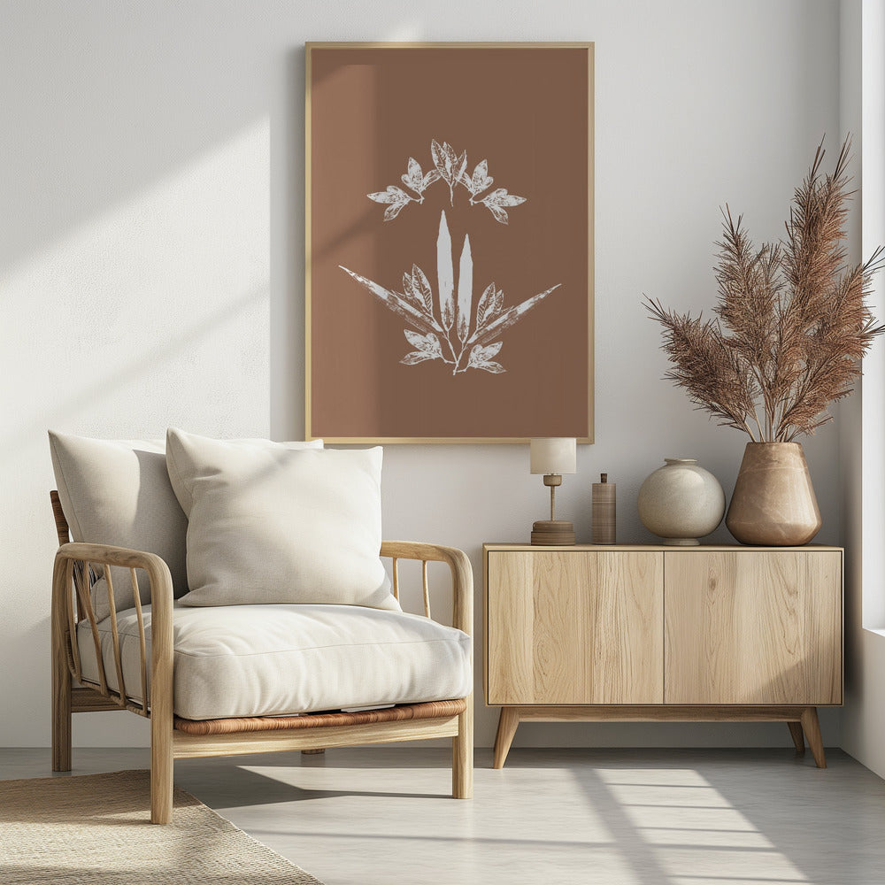 Leafy Emblem Design | Poster