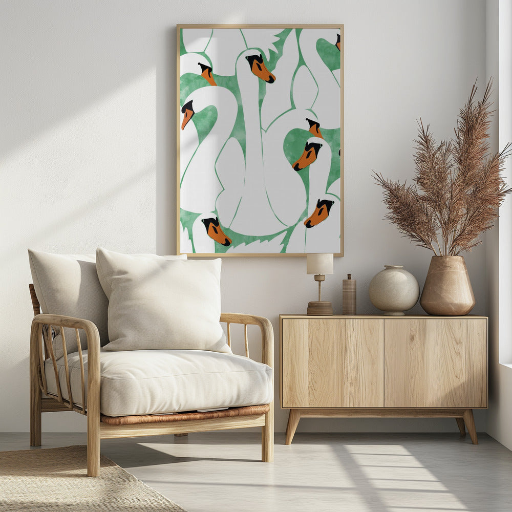 Graceful Swans | Poster