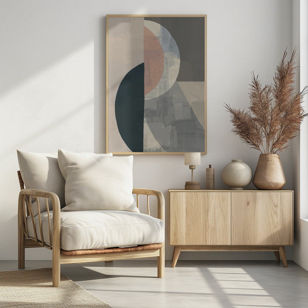 Geometric Forms And Muted Colors | Poster