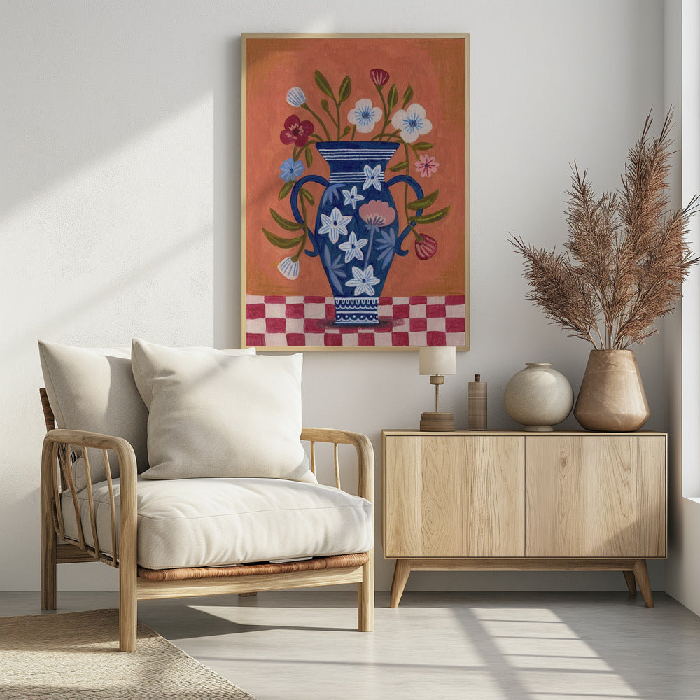 Vase Wild Flowers Bouquet | Poster