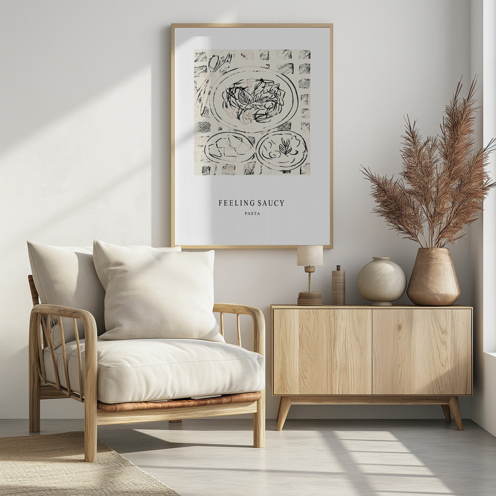 Illustration Of A Pasta Dish | Poster