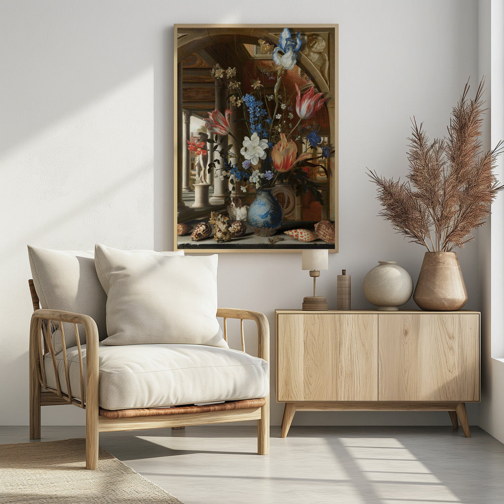 A Still Life With Perspective Dutch Masters Combined | Poster