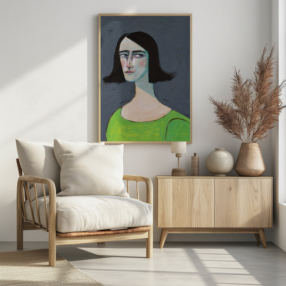 Woman Portrait - Never Look Back | Poster