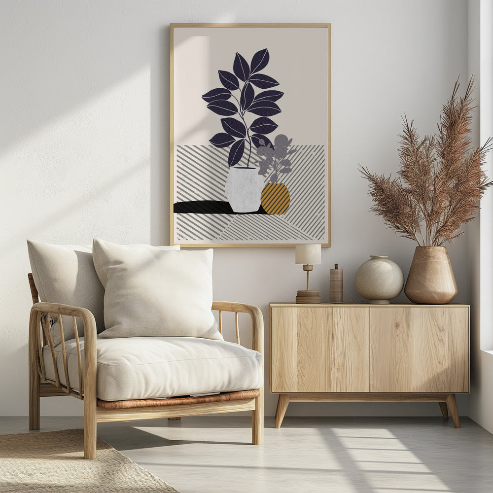 Vase B By Catsanddotz 5 To 7 30 X 42 Inches L | Poster