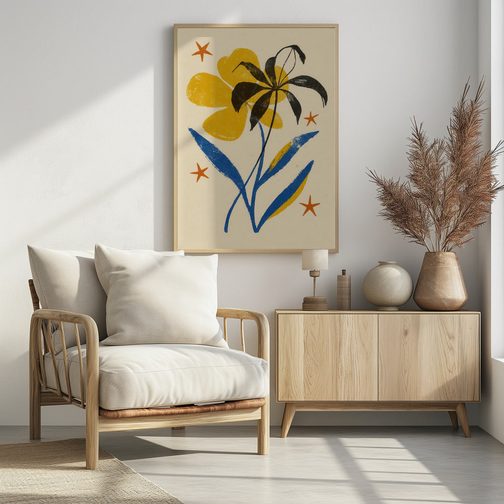 Starry Floral Dance | Poster