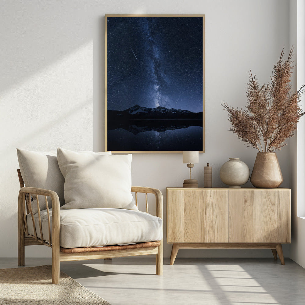 Galaxies Reflection | Poster