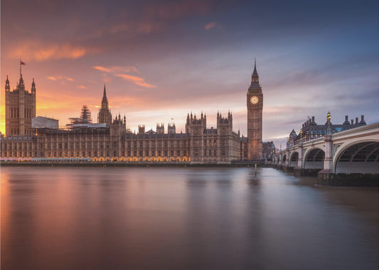 London Palace of Westminster Sunset | Canvas
