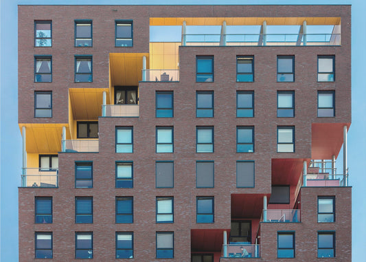 Yellow-red in wall | Canvas