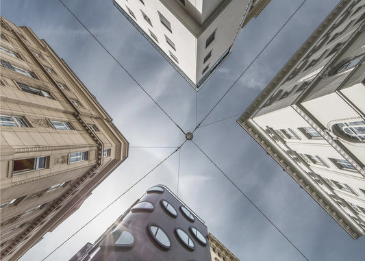 Where streets meet the sky | Canvas