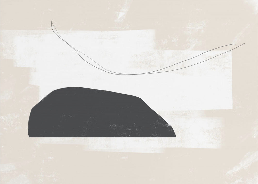 Black Geometric Shapes | Wallpaper