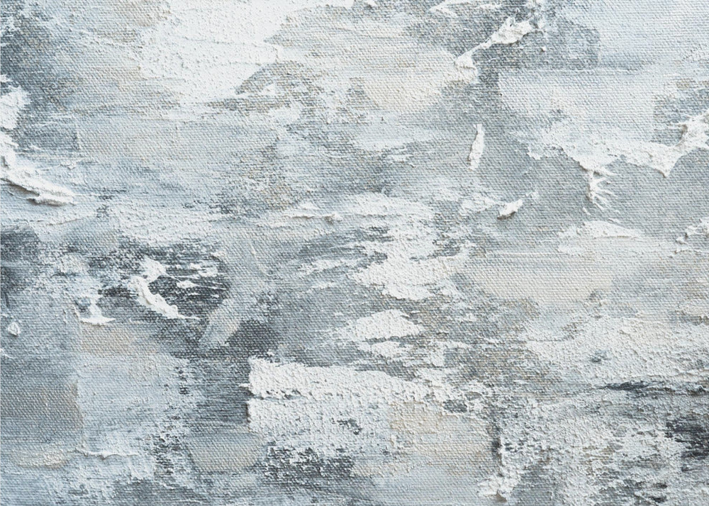 Cool Gray And White Tones | Poster