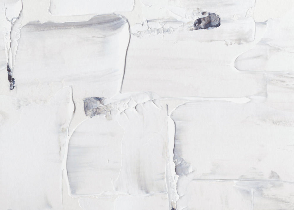 Textured White Canvas with Subtle Shades of Gray and Black | Canvas