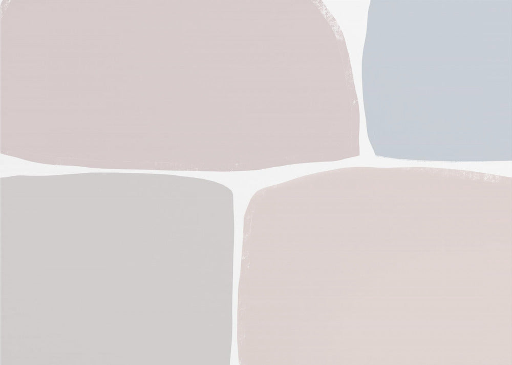 Pastel Tones with Geometric Shapes | Canvas