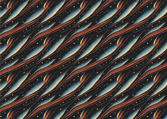 Galactic Wavescape | Canvas