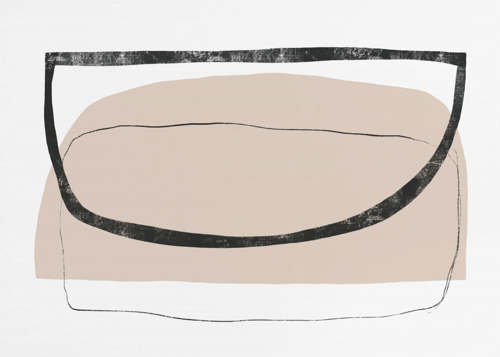 Geometric Shapes And Neutral Tones | Canvas