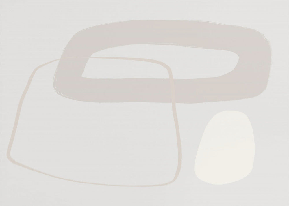 Soft Geometric Shapes And Muted Neutral Tones | Canvas