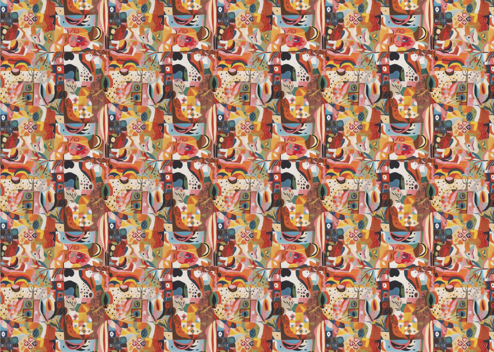 Vibrant Mosaic Flow | Canvas