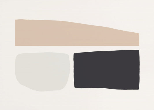 Geometric Shapes In Neutral Tones | Wallpaper